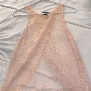 Adorable pale pink bathing suit cover up!